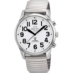 Herrenuhr - Sprechende Funkuhr - Blindenuhr - Master Time Modell: MTGA-10691-61M