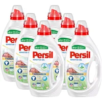 Persil Sensitive Gel Flüssigwaschmittel für Allergiker & Baby Aloe vera 6x 20 WL