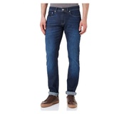Pierre Cardin 5-Pocket-Jeans 'Lyon' Tapered Fit Jeans mit Stretch-Anteil Modell - 'Futureflex', Dunkelblau, 42/32
