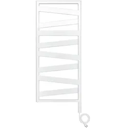 Zehnder Design-Handtuchwärmer „Ribbon“ 60 × 166,1 cm in Traffic Black (RAL 9017)