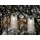 meineWunschleuchte 2er Set LED Solar Laterne Outdoor Gartenbeleuchtung Solarlampe Balkon, Höhe 25cm