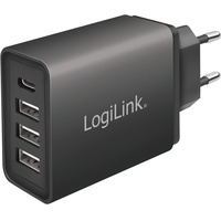 Logilink PA0221 - USB Steckdosenadapter (3x USB-A, 1x USB-CTM)