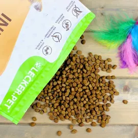 Lyra Pet 2,5 kg Lecker.Pet® Balu's Indoor Geflügel Katzenfutter Trockenfutter Vollnahrung + 2 Mäuse