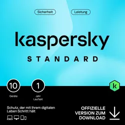Kaspersky Lab Standard 10 User 1 Jahr ESD