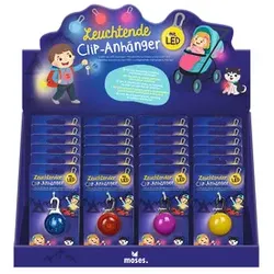 Leuchtende Clip-Anhänger mit LED MOSES 38115