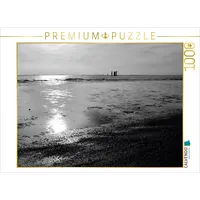 Calvendo Sonnenstrahlen im Wattenmeer 1000 Teile Puzzle quer |
