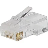 PremiumCord RJ45 8-polig - für Kabel, Packung mit 50 Stück im Beutel