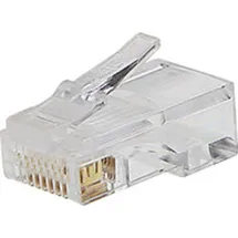 PremiumCord RJ45 8-polig - für Kabel, Packung mit 50 Stück im Beutel