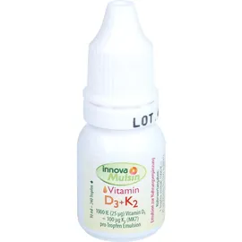 INNOVAVITAL GMBH innovamulsin Vitamin D3+K2 Emulsion 10 ml