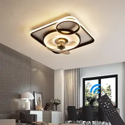 Eurotondisplay Deckenventilator mit LED Beleuchtung Deckenlampe Ventilator 3350 Ø 50cm 122W mit Fernbedienung Lichtfarbe/Helligkeit einstellbar