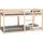 vidaXL Etagenbett 90 x 200 cm Kiefer massiv braun
