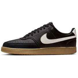 Nike Court Vision Low Herren Black / Sail / Gum Light Brown 42,5