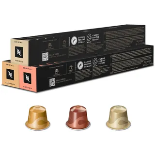 Nespresso Espresso Trio Vanilio Caramelito Ciocattino, Espresso-Variationen, 30 Kapseln
