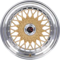 r-style wheels R-Style RS1 gold horn Poliert Alufelge 17 Zoll ET35 - LK4/100 ML73.1