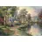 Schmidt Spiele 59800 Dorf am See, Thomas Kinkade, 1000 Teile Holzpuzzle
