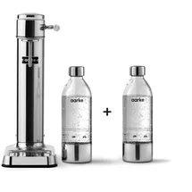 Aarke Carbonator 3 steel + 2x PET-Flaschen