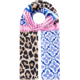 Zwillingsherz Schal Damen, Halstuch viele verschiedene Muster mit Zitronen, Schriftzug