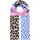 Zwillingsherz Schal "Zitronen Mosaik ", Damen, blau, Web, Obermaterial: 80% Polyester, 20% Viskose, Modetücher Schal, farbenfrohes Muster mit Zitronen, Schriftzug