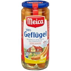 Meica Geflügel Würstchen Im Zarten Satling (250 g)