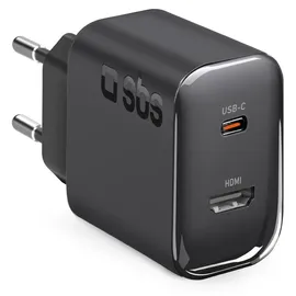 SBS 65-W-Akkuladegerät mit HDMI-Anschluss - Schwarz