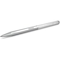 Swarovski Crystalline Kugelschreiber, Silberfarbener, Verchromter Stift mit Edlen Swarovski Kristallen