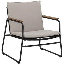 Bloomingville Hampton Loungesessel 71 x 68 x 76 cm Schwarz