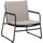 Bloomingville Hampton Loungesessel 71 x 68 x 76 cm Schwarz