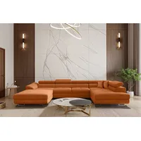 Fun Möbel Wohnlandschaft Schlafsofa Sofa CARMELO in Stoff Nova