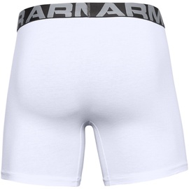 Under Armour Charged Boxer 6in white S 3er Pack