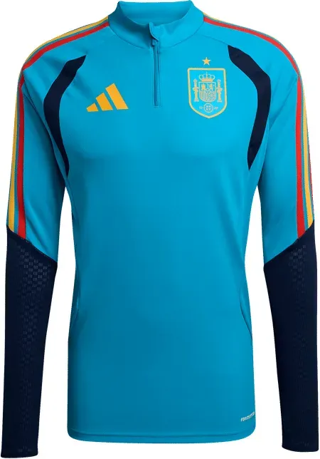 adidas Spanien Tiro Training Zip Top Blau