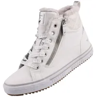 Mustang Shoes 1365603-1 weiss HW 21/22 für Damen High Top Sneaker Weiß 37 EU