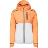 On Damen | Windbreaker - orange|weiß