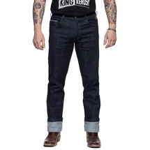 King Kerosin Robin Selvedge Jeanshose, blau, Größe 42 für Männer
