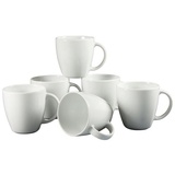 CreaTable Kaffeebecher Victoria weiß (1 Set,