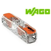 WAGO 10 Stück WAGO 221-2411 Durchgangsverbinder Klemme 2 Leiter bis 4 mm2 Hebel