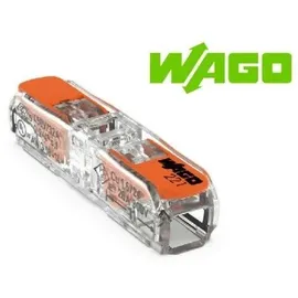WAGO 10 Stück WAGO 221-2411 Durchgangsverbinder Klemme 2 Leiter bis 4 mm2 Hebel