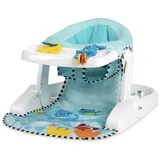 Baby Einstein Baby Einstein, Sea of Support 2-in-1 Sit-Up Bodensitz, mit abnehmbarem Tablett und Spielzeug