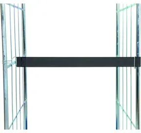 HMH Elastikspannband 50 x 520 mm schwarz 1 Drahthaken 1 Drahtöse