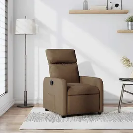 vidaXL Relaxsessel Braun Stoff 146 x 76,5 x 0 cm Braun mit Liegeposition