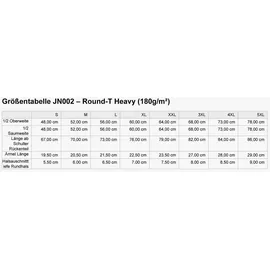 James & Nicholson T-Shirt Round-T Heavy \JN002\" - - Weiß