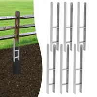 Buri H-Pfostenanker 121 x 600 mm Feuerverzinkt