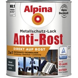 Alpina Anti-Rost Metallschutz-Lack 750 ml glänzend anthrazitgrau