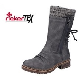 Rieker Halbschaftstiefel in grau | Gr.: 39