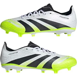 adidas Predator League FG/MG Herren Cloud White/Core Black/Lucid Lemon 46 2/3