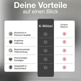 K-Möbel Bilderrahmen Puzzlerahmen Silber 84x119 cm 1 St.