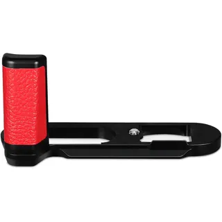 Haoge Q3 43 Kameragriff für Leica Q3 q3-43 Kameragehäuse Zubehör L-Form Halterung Halter Handgestaltete Standplatte HG-Q3-R Rot