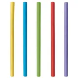 Papstar Cocktail Trinkhalme Papier Ø 7 mm 15 cm 4000 St. Bunt