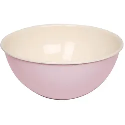 Riess Obst und Salatschüssel  Ø26 cm Pastell Rosa Emaille