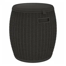 vidaXL Gartenbox 4-in-1 42,5 x 42,5 x 44 cm Schwarz