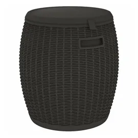 vidaXL Gartenbox 4-in-1 42,5 x 42,5 x 44 cm Schwarz
